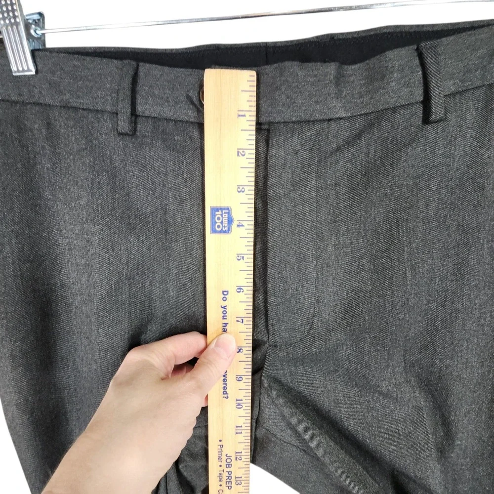 J Crew Bowery Slim Fit Dress Pants 36x32 Men Gray Stretch Business Office Career